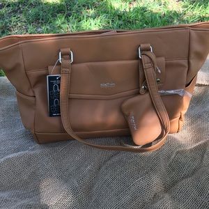 Reaction Kenneth Cole handbag w/ change purse NWT